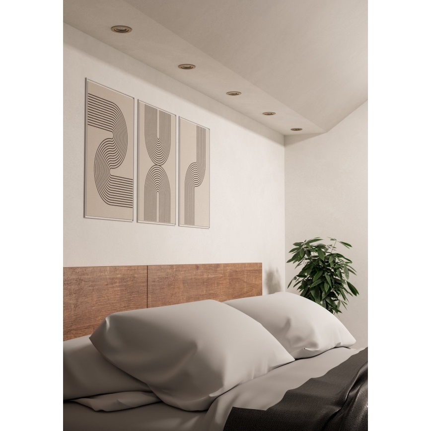 Eglo - 3-osaline LED süvistatav punktvalgusti LED/4,8W/230V 2700/4000/6500K mattkroom