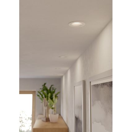 Eglo - komplekt 3x LED vannitoa süvistatavad laevalgustid LED/4,9W/230V 2700/4000/6500K läbimõõt 8,8 cm IP65 valge
