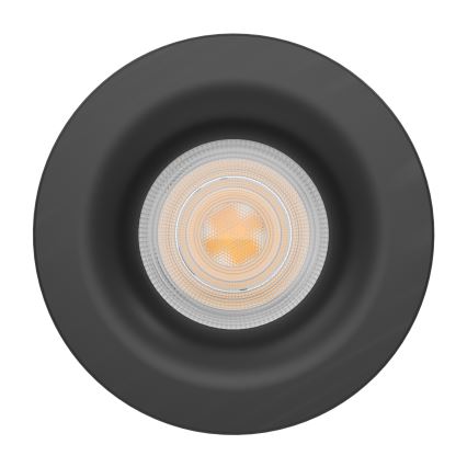 Eglo - LED-vannitoa süvistatav laevalgusti LED/4,9W/230V 2700/4000/6500K läbimõõt 8,8 cm IP65 must