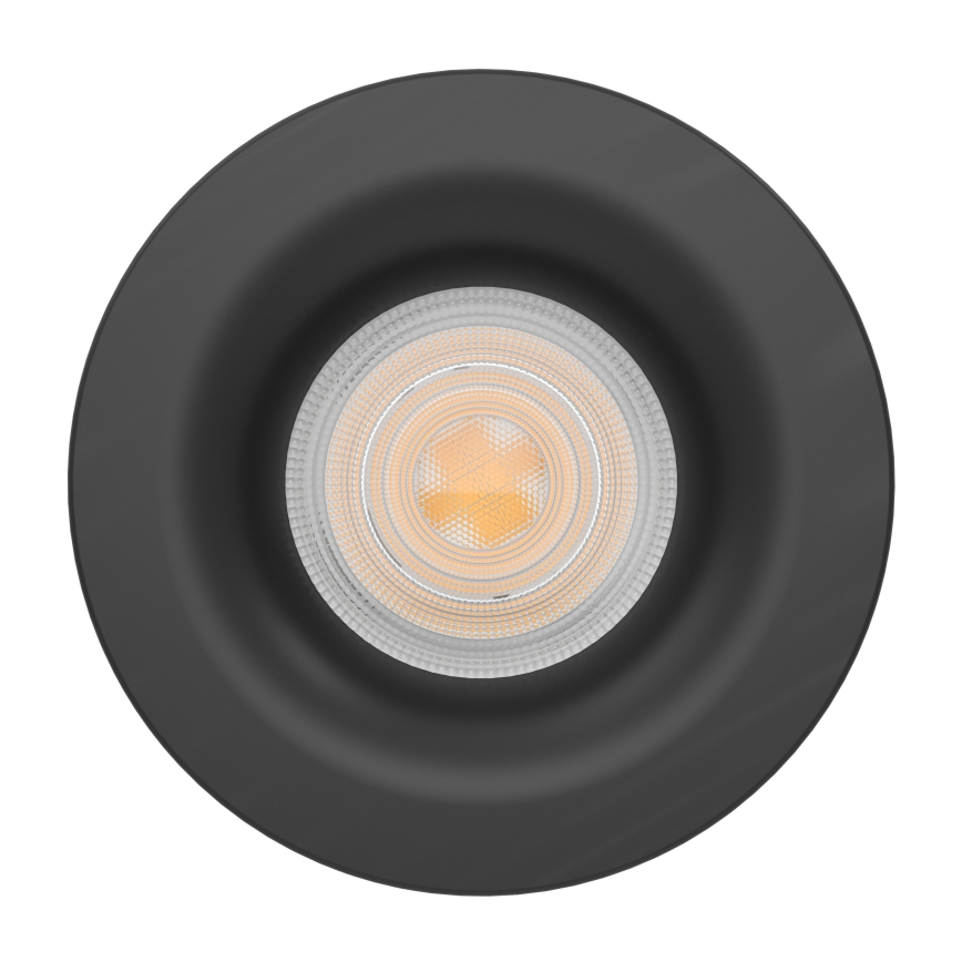 Eglo - LED-vannitoa süvistatav laevalgusti LED/4,9W/230V 2700/4000/6500K läbimõõt 8,8 cm IP65 must