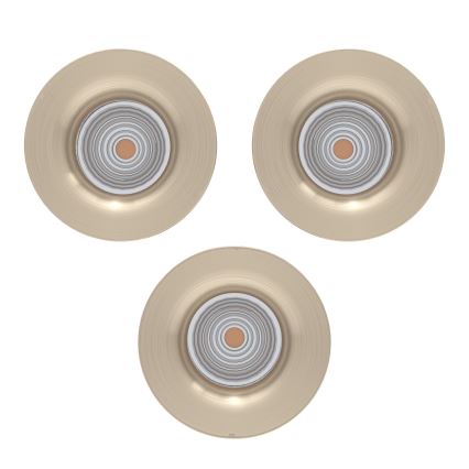Eglo - Komplekt 3x hämardatav süvistatav LED-laevalgusti LED/4,8W/230V läbimõõt 8,8 cm mattkroom