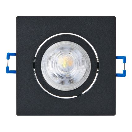 Eglo - Komplekt 3× hämardatavat LED-süvistatavat laevalgustit LED/6,4W/230V 8,8x8,8 cm must