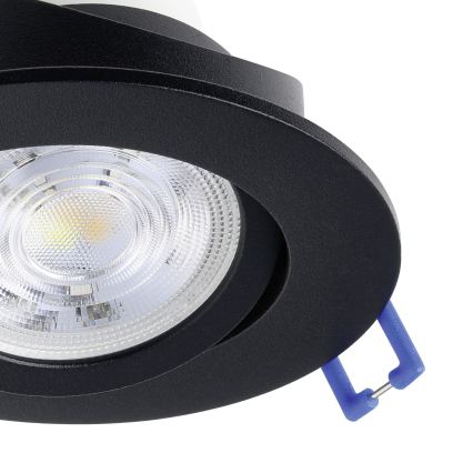 Eglo - Komplekt 3x hämardatavad LED RGBW süvistatavad laevalgustid LED/4,7W/230V 2700-6500K must