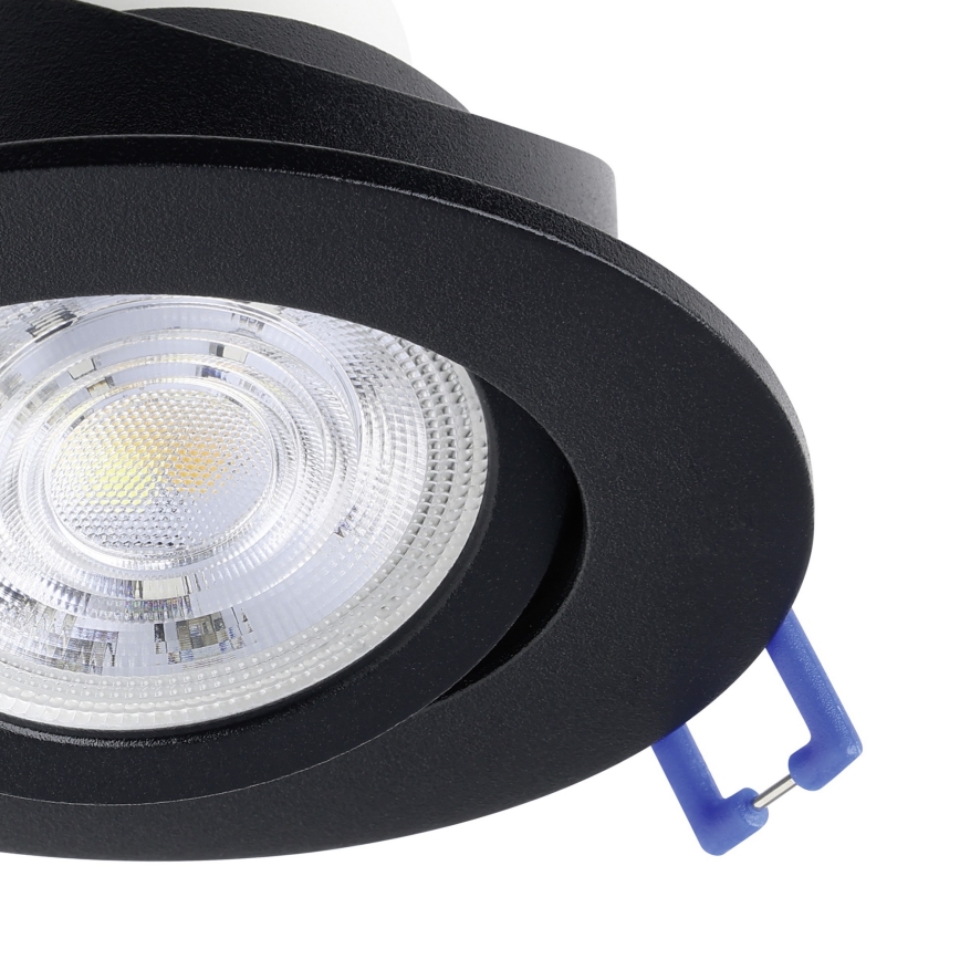 Eglo - Komplekt 3x hämardatavad LED RGBW süvistatavad laevalgustid LED/4,7W/230V 2700-6500K must
