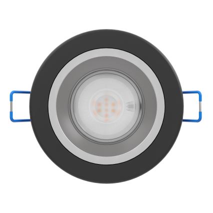 Eglo - LED hämardatav vannitoa lae sissepaigaldatav valgusti LED/4,8W/230V 2700/4000/6500K IP44 must