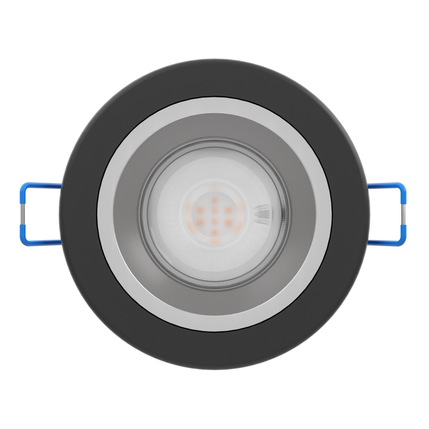 Eglo - LED hämardatav vannitoa lae sissepaigaldatav valgusti LED/4,8W/230V 2700/4000/6500K IP44 must