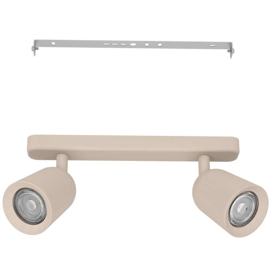 Eglo - spottvalgusti 2xGU10/10W/230V beež