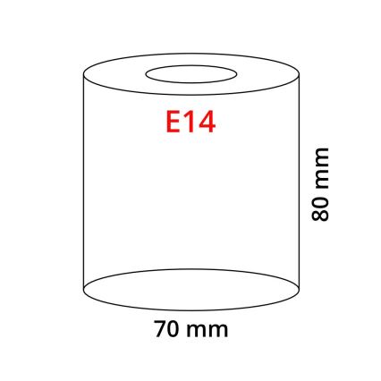 EGLO 90255 - Klaas MY CHOICE E14 läbimõõt 7 cm pruun
