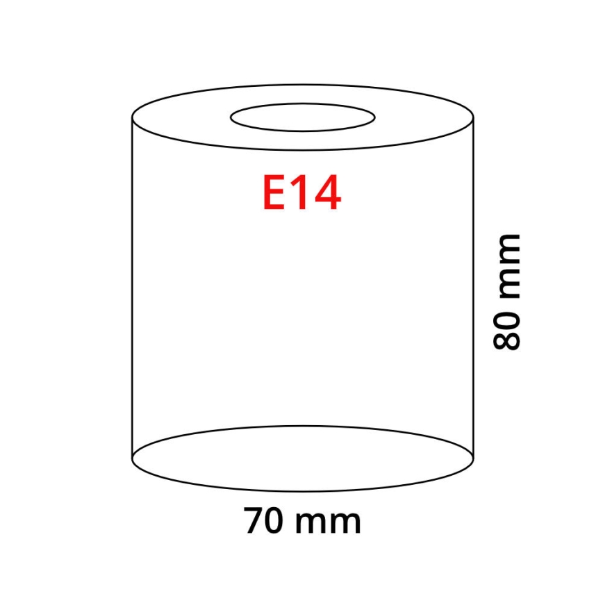 EGLO 90255 - Klaas MY CHOICE E14 läbimõõt 7 cm pruun