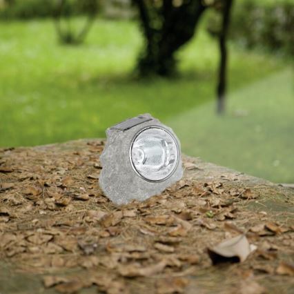 Eglo 90494 - Päikesepaneeliga valgusti kivi 4xLED/0,06W/1xAA IP44