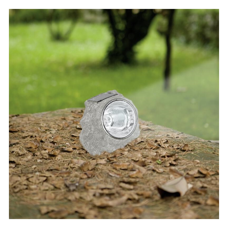 Eglo 90494 - Päikesepaneeliga valgusti kivi 4xLED/0,06W/1xAA IP44