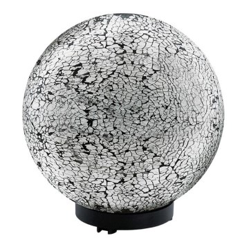 EGLO 91638 - väike õuelamp TERRALUNA 1 1xE27/18W must / valge