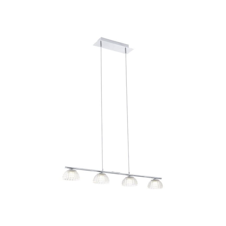 EGLO 92218 - LED Rippvalgusti FROSSINI 4xLED/6W/230V