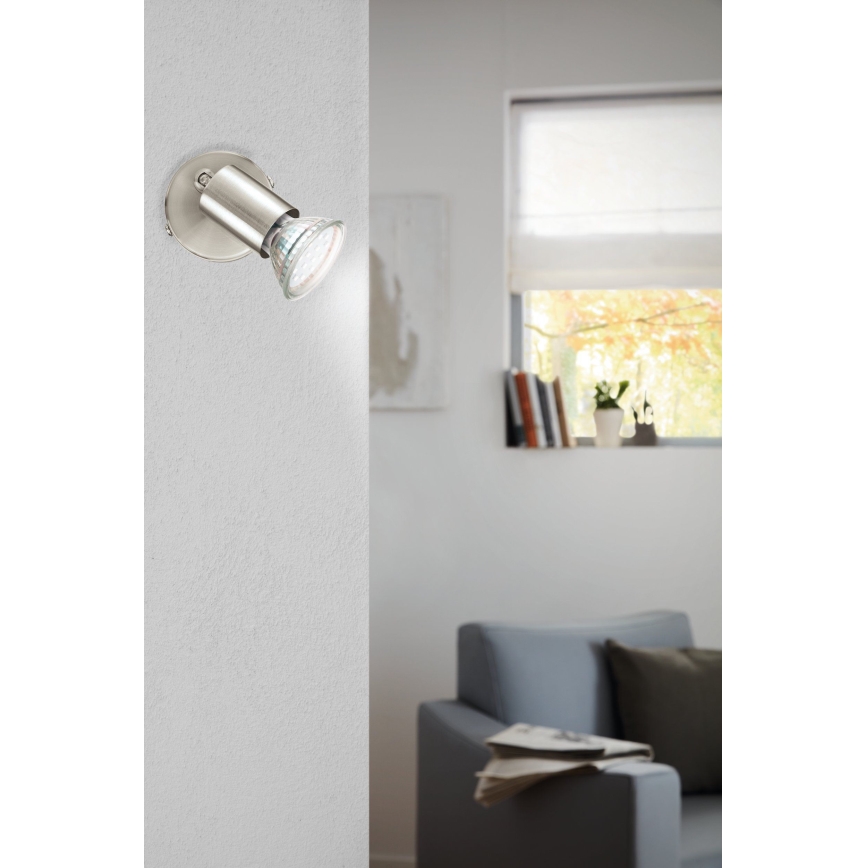 Eglo - LED Kohtvalgusti seinale LED 1xGU10/2,8W/230V