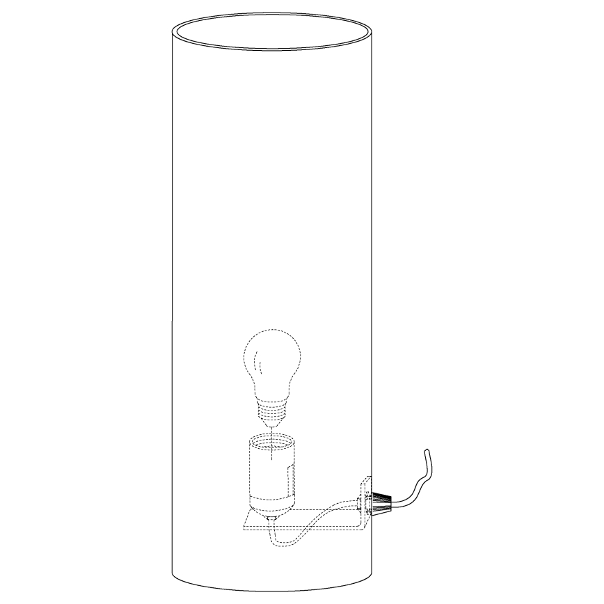 Eglo - Laualamp 1xE27/60W/230V