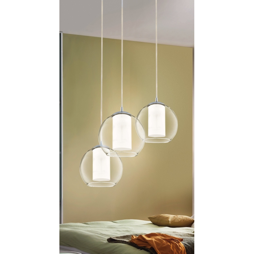 Eglo 92762 - BOLSANO rippvalgusti juhtmega 3xE27/60W
