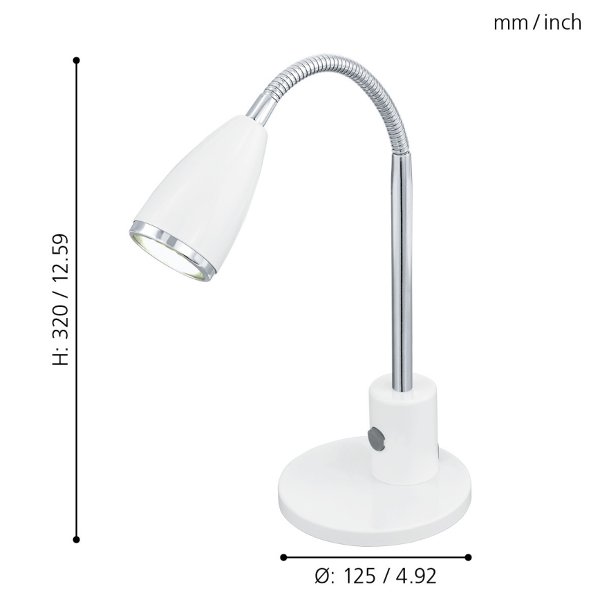 Eglo - Laualamp 1xGU10/3W/230V