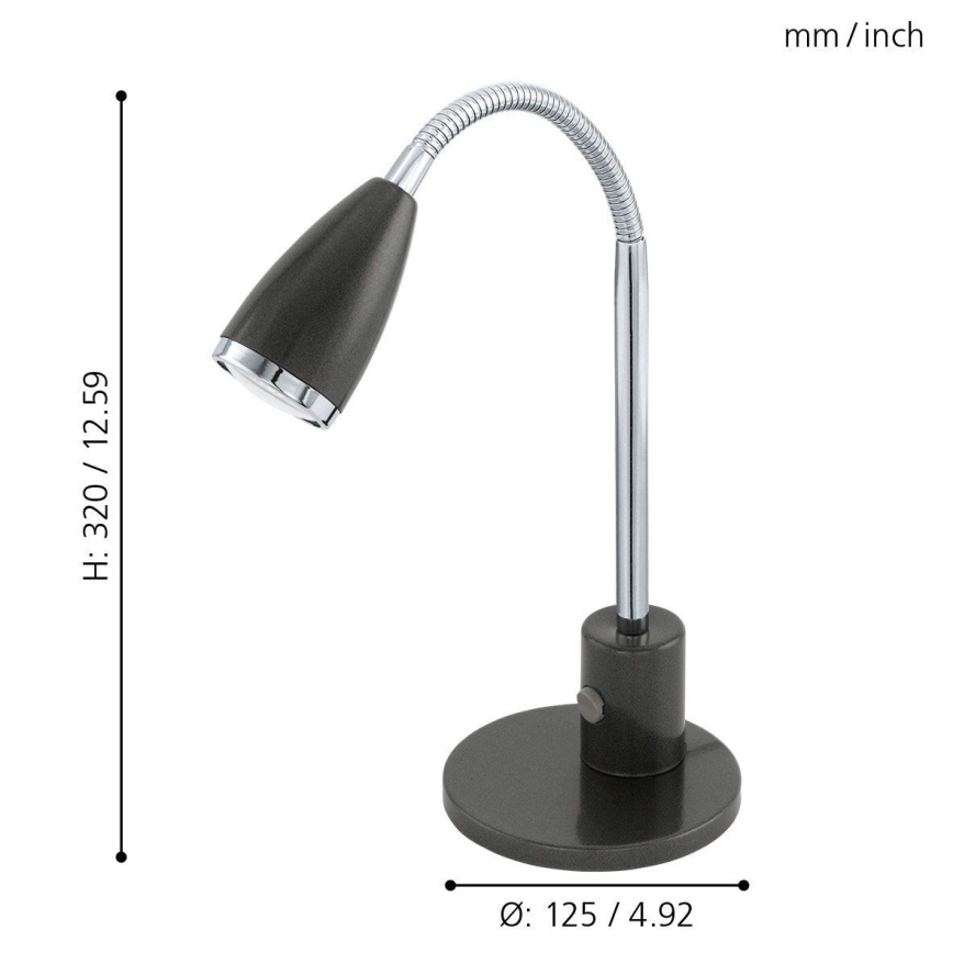 Eglo - LED Laualamp 1xGU10/3W/230V