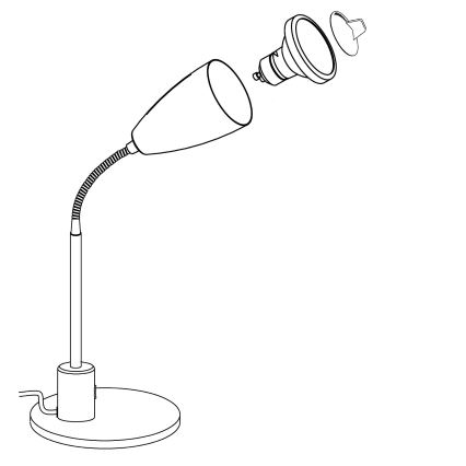 Eglo - LED Laualamp 1xGU10/3W/230V