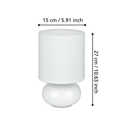 Eglo 93046 - Laualamp TRONDIO 1xE14/40W/230V