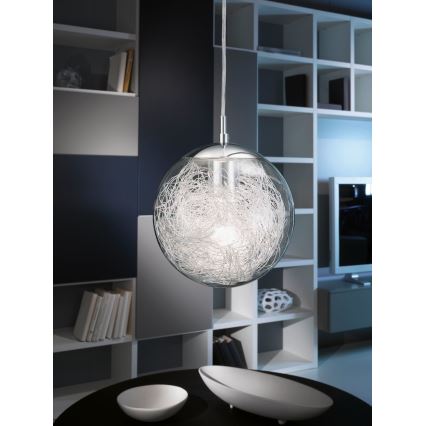Eglo 93073 - LUBERIO ripplamp kaabliga, 1xE27/60W/230V, Ø 25 cm