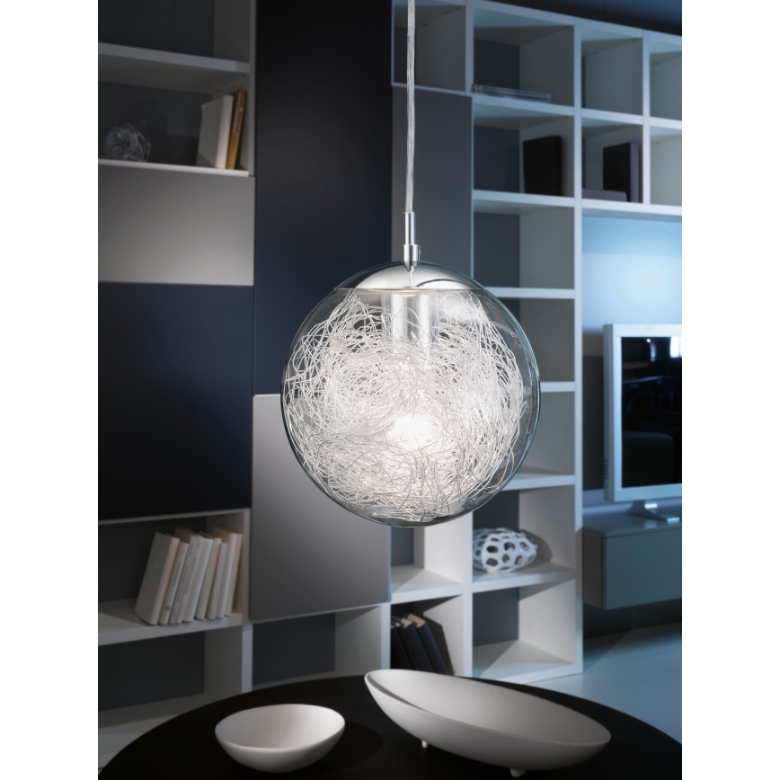 Eglo 93073 - LUBERIO ripplamp kaabliga, 1xE27/60W/230V, Ø 25 cm