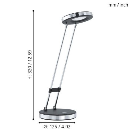Eglo - LED laualamp LED/3W/230V