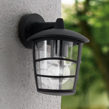 Eglo - LED-seinavalgusti õue 1xE27/8,5W/230V IP44