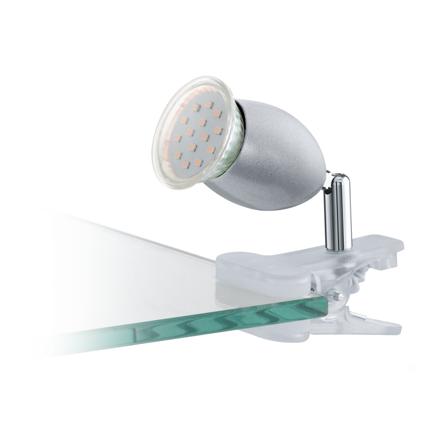 Eglo - LED Lamp kinnitusklambriga 1xGU10/3W/230V