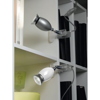 Eglo - LED Lamp kinnitusklambriga 1xGU10/3W/230V