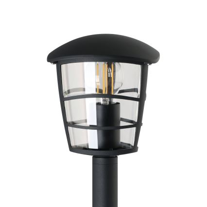 Eglo - LED välisvalgusti 1xE27/8,5W/230V IP44 must