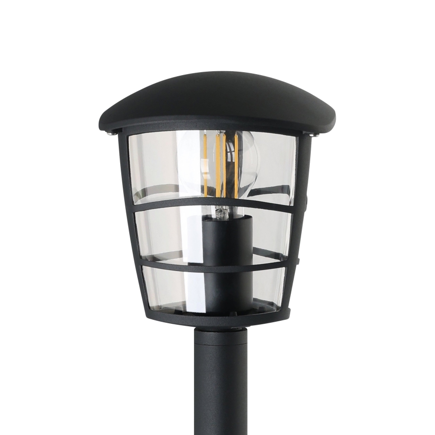 Eglo - LED välisvalgusti 1xE27/8,5W/230V IP44 must