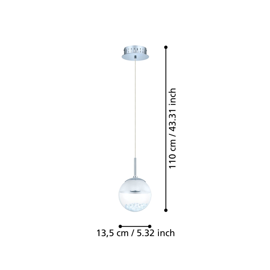 Eglo - LED rippvalgusti LED/5W/230V