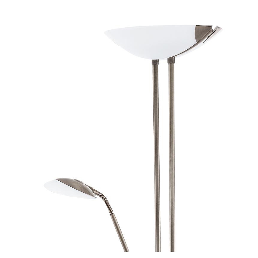 Eglo - LED Hämardatav põrandalamp LED/20W + LED/2,5W pronks