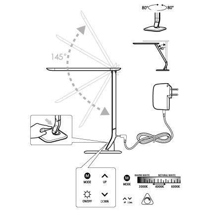 Eglo - hämardatav LED lamp LED/6W/230V