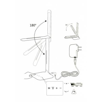 Eglo 93966 - laualamp CAUPO LED/2.9W/230V