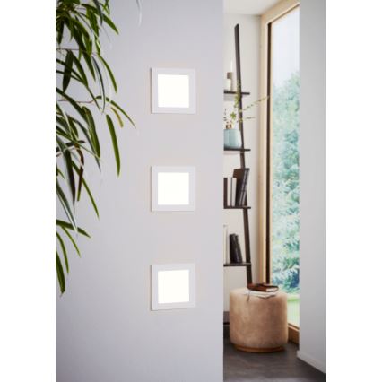 Eglo 94061 - LED süvistatav laevalgusti FUEVA 1 LED/10,95W/230V 17x17 cm