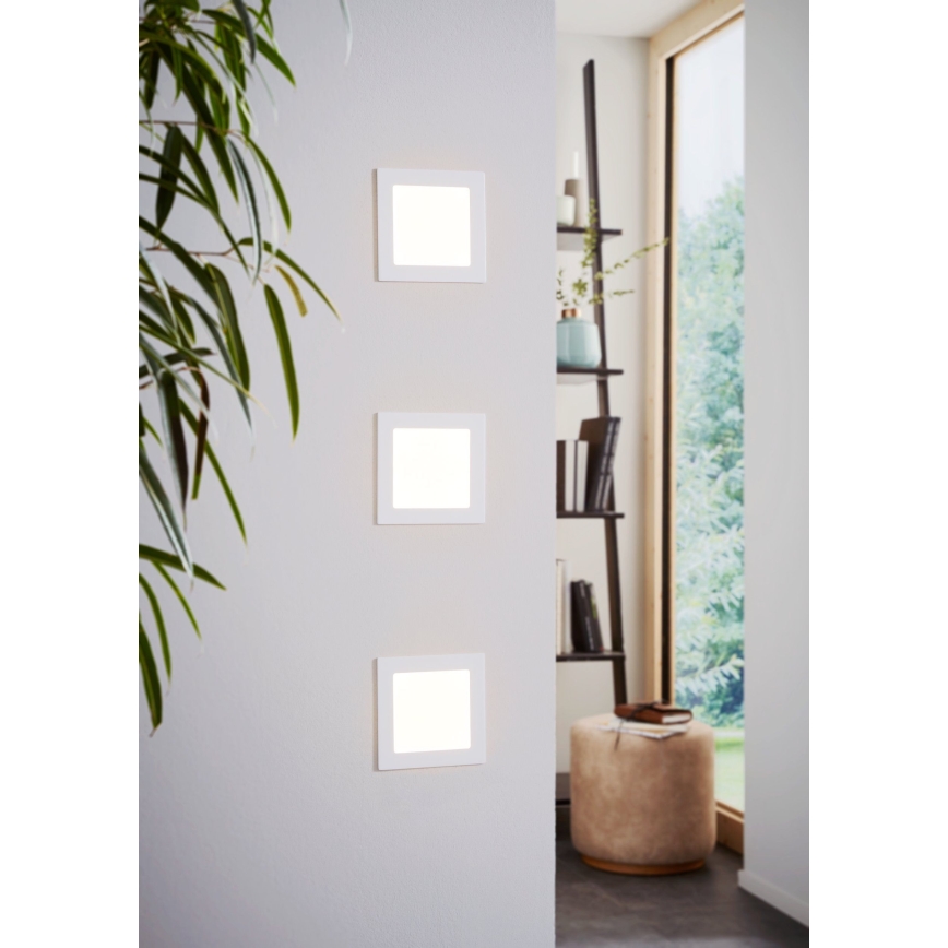 Eglo 94061 - LED süvistatav laevalgusti FUEVA 1 LED/10,95W/230V 17x17 cm