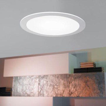 Eglo 94064 - LED hämardatav süvistatav laevalgusti FUEVA 1 LED/16,47W/230V läbimõõt 22,5 cm