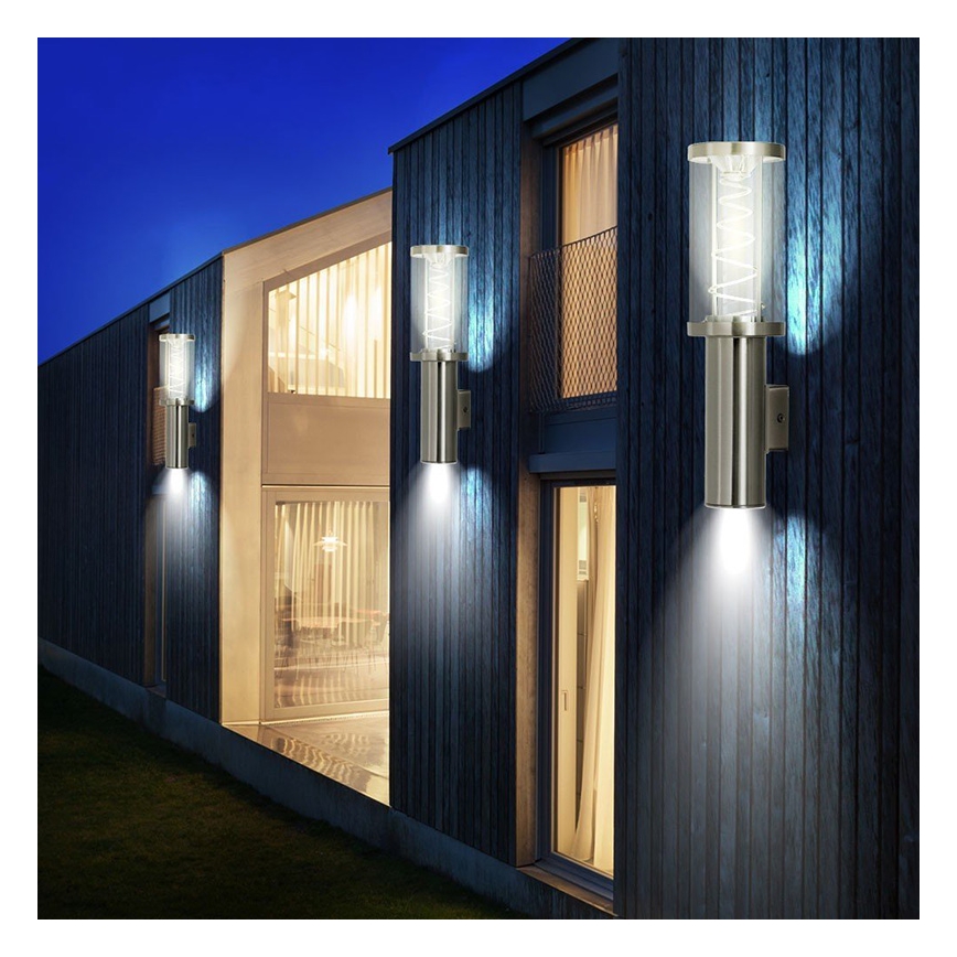 Eglo 94095 - LED-välisseinavalgusti TRONO, 2×GU10/5W/230V, IP44