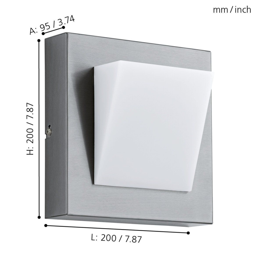 Eglo 94114 - LED välisvalgusti GALARY 1 LED/3,7W/230V IP44