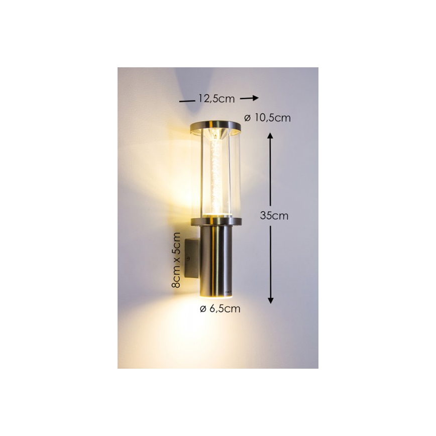 Eglo - LED Välivalgusti 1xGU10/3W + 1xLED/3,7W IP44