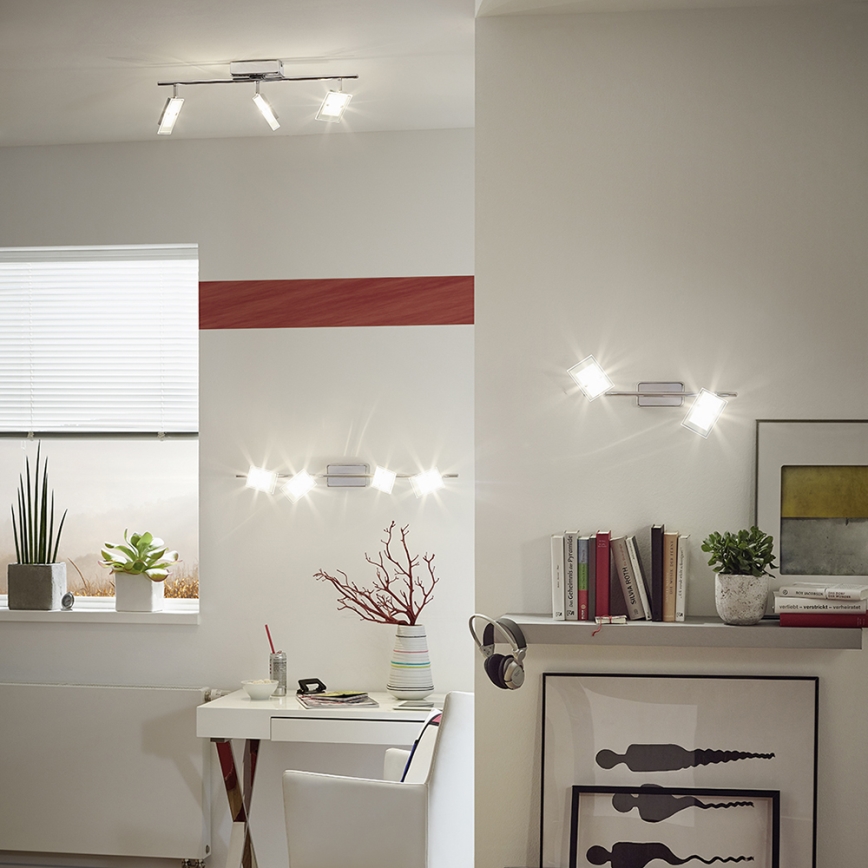 Eglo 94163 - LED-kohtvalgusti ERVAS 2xLED/3.3W/230V