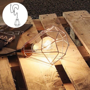 Eglo 94197 - Pistikuga laualamp TARBES 1xE27/60W/230V