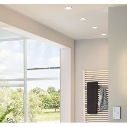 Eglo - komplekt 3x LED-süvistatavat laelampi PENETO 1xGU10-LED/3W/230V