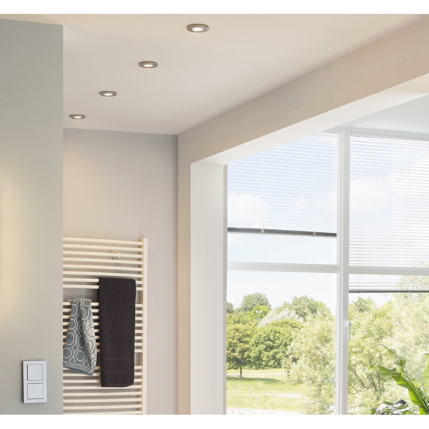 Eglo - Komplekt 3x LED-süvistatavat laevalgustit PENETO 1xGU10-LED/3W/230V