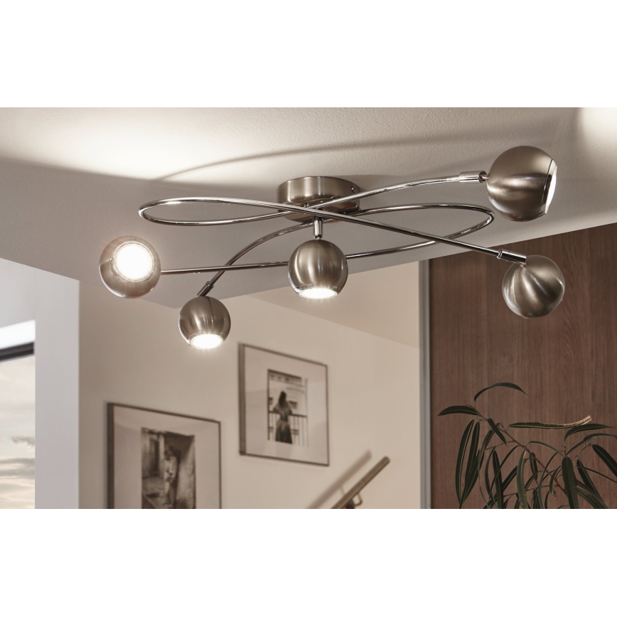 Eglo - LED-kohtvalgusti 5xGU10-LED/3W/230V