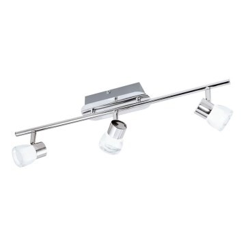 Eglo 94382 - LED Kohtvalgusti PERITO 3xLED/3W/230V 3000K läikiv kroom