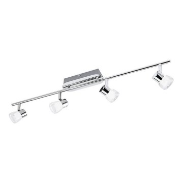 Eglo 94383 - LED Kohtvalgusti PERITO 4xLED/3W/230V 3000K läikiv kroom