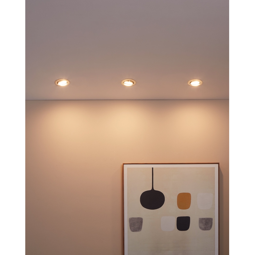 Eglo - KOMPLEKT 3x LED Süvistatav valgusti PENETO 3xGU10-LED/5W/230V